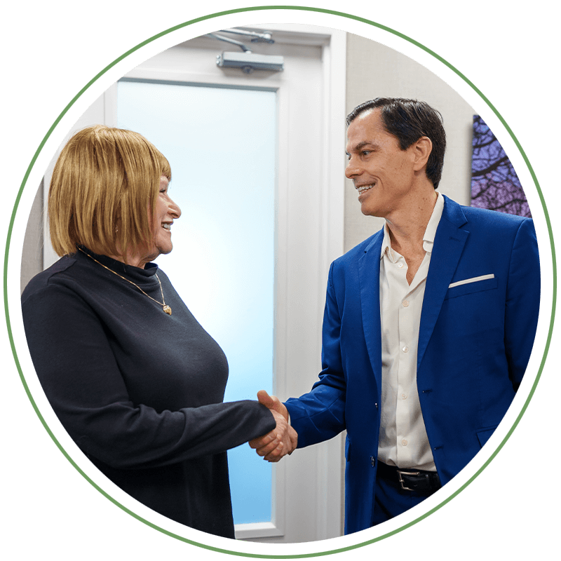 Doctor shaking Patients hand