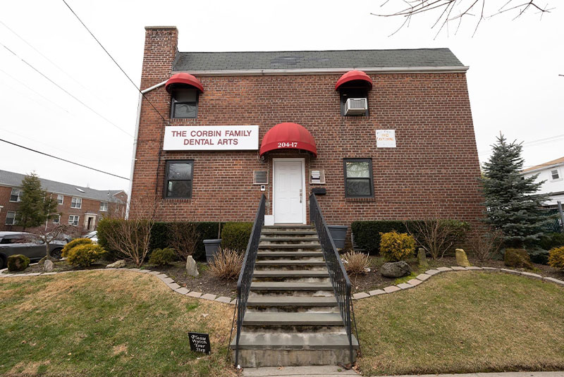 front of office Bayside