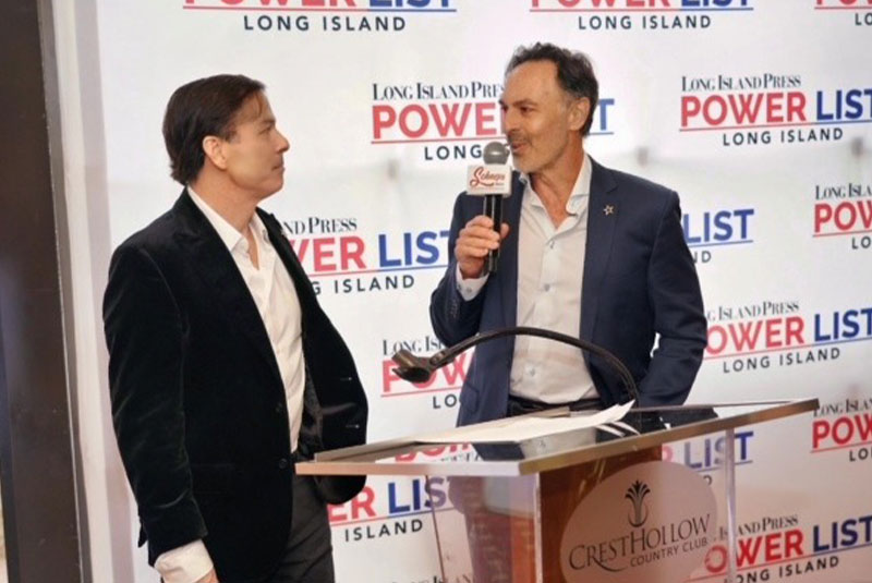 doctors talking to crowd awards