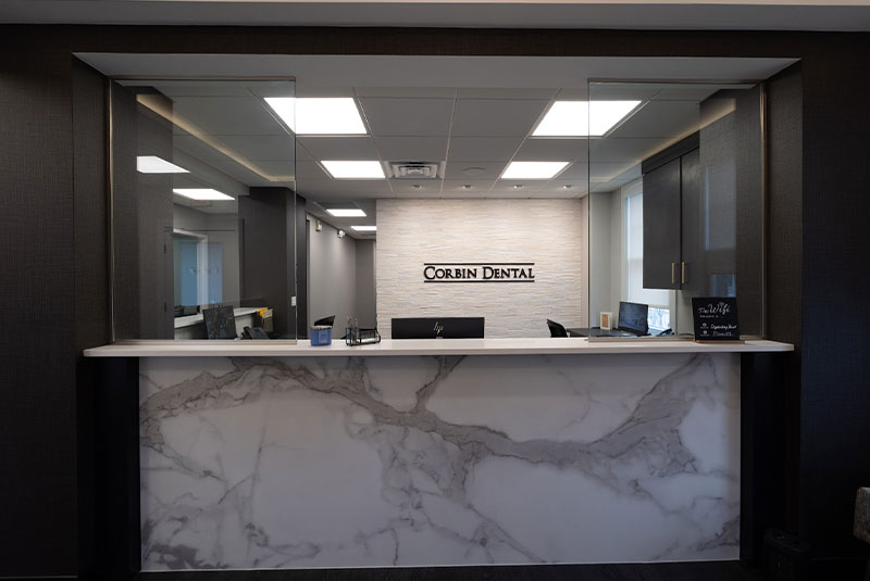 front desk sign Oyster Bay