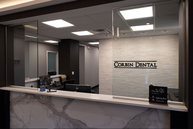 glass panel desk Oyster Bay