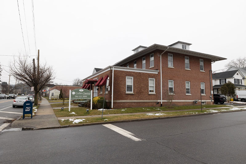 outside side street Oyster Bay