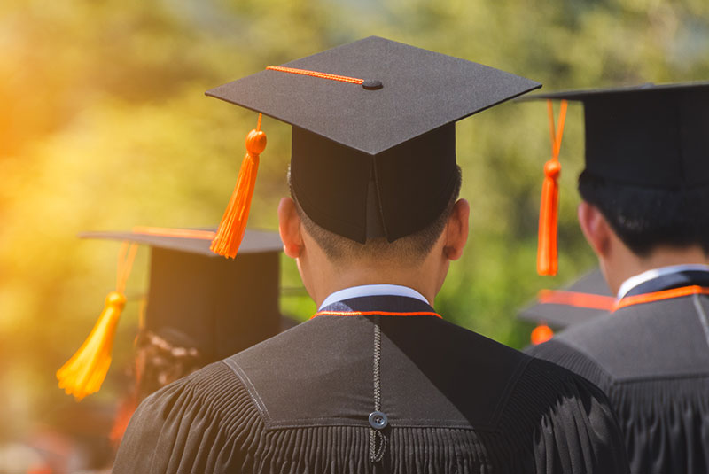 graduating with dental degree